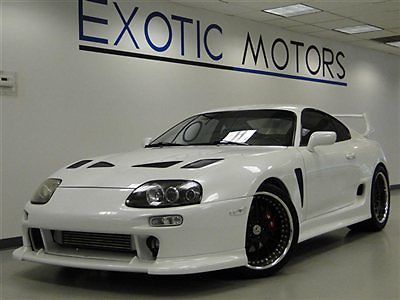 1995 toyota supra coupe!! turbo trd-widebody 6-speed nav exhaust 19whls mods