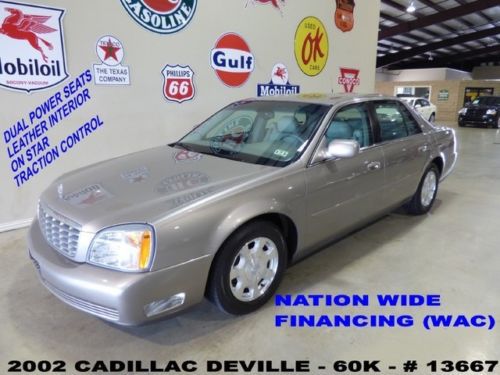 2002 deville,v8,leather,onstar,16in wheels,60k,we finance!!