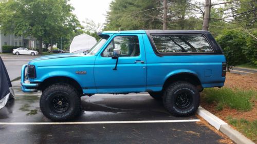 1995 ford bronco xl many new parts