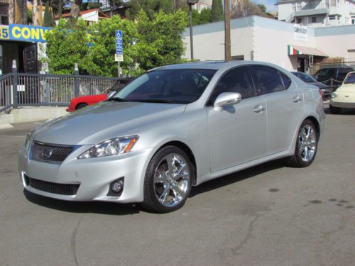 2012 lexus is is250 auto chrome salvage w hist pics rebuilt nr driven 13k miles