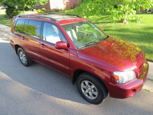 2007 toyota highlander v6 3.3l 4wd- excellent!