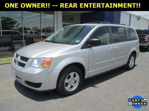 2010 dodge grand caravan hero 3.8l rear entertainment! 1 owner!!