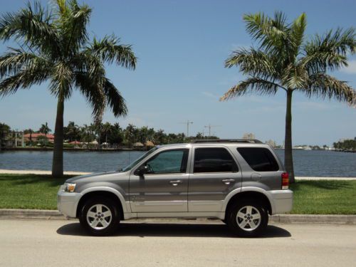 2007 ford escape hybrid navigation leather gas saver accident free no reserve!!!