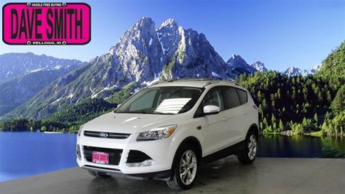 13 ford escape titanium 4x4 heated leather seats remote start back up camera tow