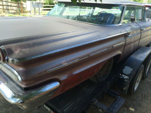 1960 Pontiac Bonneville 4 Door Hardtop A/C car,rat rod,patina,low rod,project,GM, image 3