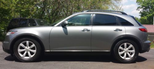 2005 infiniti fx35 awd 3.5l 300hp, silver with black interior, 350z