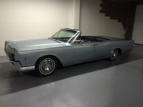 1966 lincoln continental convertible 45k orig miles survivor