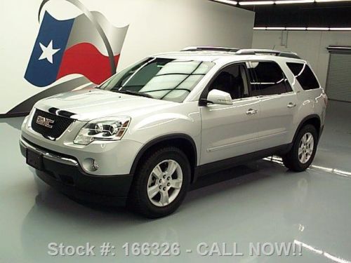 2009 gmc acadia slt 7-pass htd leather rear cam 51k mi texas direct auto