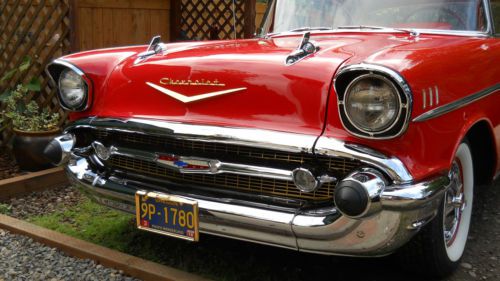 1957 chevrolet bel air 2dr hdtp sport coupe with video