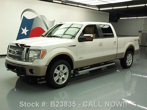 2012 ford f150 lariat crew 4x4 ecoboost sunroof nav 26k texas direct auto