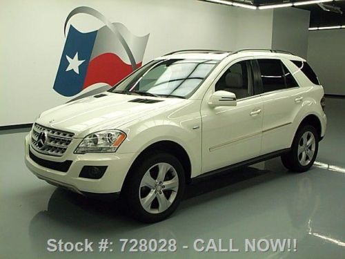 2011 mercedes-benz ml350 p1 diesel awd sunroof nav 43k texas direct auto