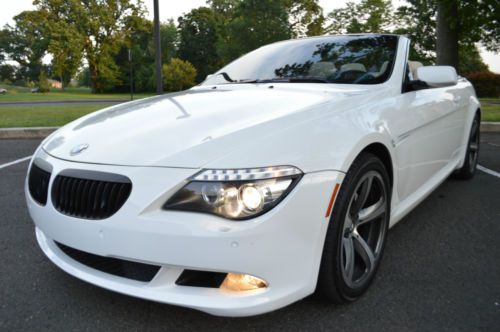 2008 bmw 650i convertible navi sport pckg. pdc. clean carfax convenience pckg.