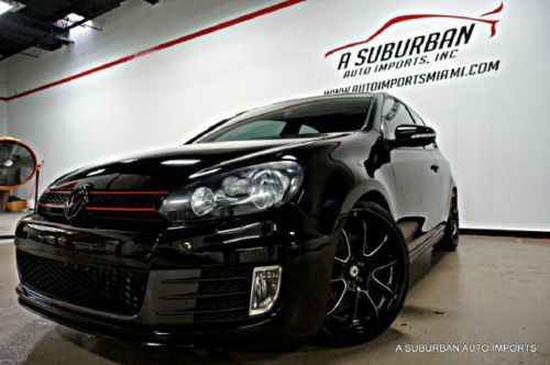 2010 vw volkswagen gti turbocharged tuned to 300hp intercooler manual 18&#034;rims