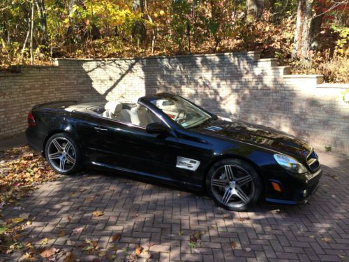 2009 mercedes-benz sl63 amg base convertible 2-door 6.3l