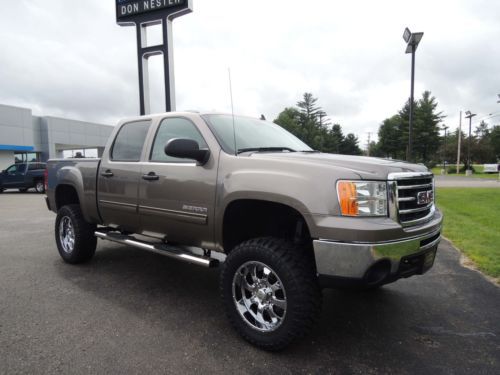 12 gmc sierra 1500 4x4 lifted 20&#034; chrome wheels 35&#034; mickey thompsons magna flow