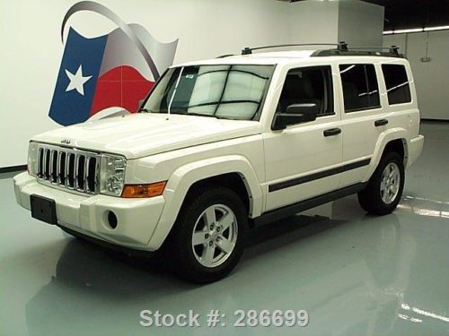 2006 jeep commander 7pass nav roof rack park assist 78k texas direct auto