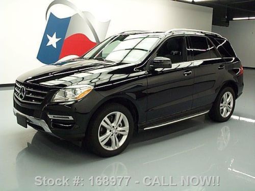 2013 mercedes-benz ml350 p1 sunroof nav rear cam 18k mi texas direct auto