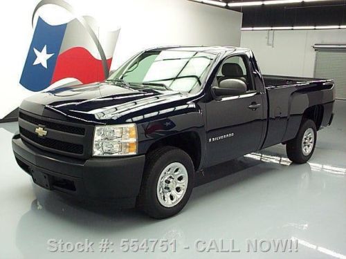 2007 chevy silverado reg cab v8 long bed bedliner 23k texas direct auto