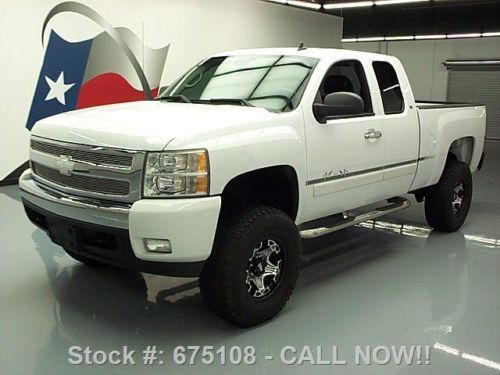 2007 chevy silverado lt ext cab 4x4 badlander lift 74k texas direct auto