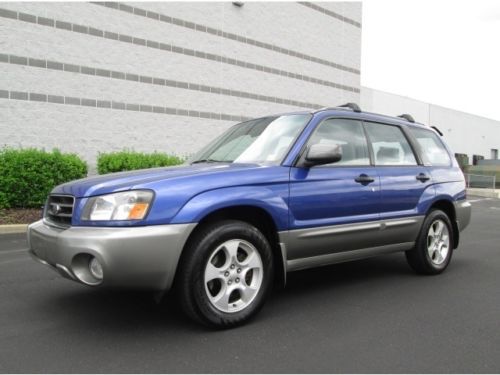 2004 subaru forester xs awd 1 owner super clean low miles sharp color