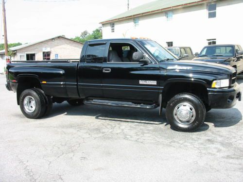 01 dodge ram 3500slt sport quad dullie 4wd cummins turbo diesel 170k