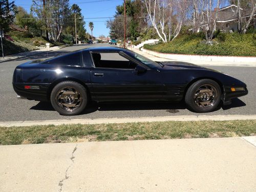 1993 corvette 40th anniversary six (6) speed manual, black