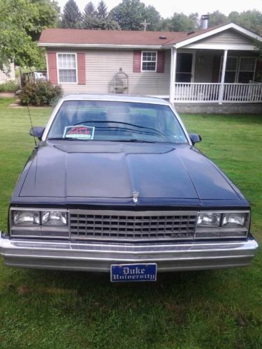 1986 chevrolet el camino base standard cab pickup 2-door 4.3l