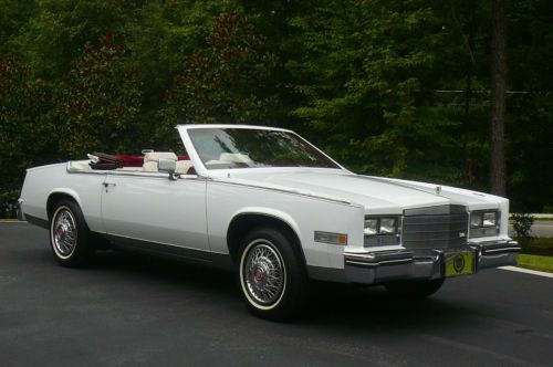 1984 cadillac eldorado biarritz convertible 2-door 4.1l