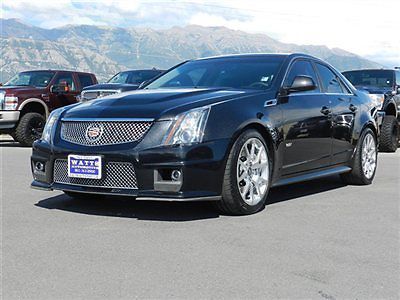 Cadillac cts-v 4 door sedan 6.2l v8 leather navigation dual sunroof low miles