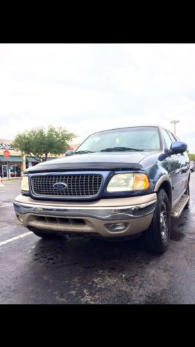 2002 ford expedition eddie bauer 4.6l no reserve! loaded! 2-owner. new tires!!!