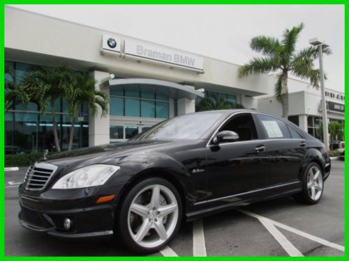 08 black s-63 amg 6.2l v8 *night view assist *parktronic *distronic *low miles