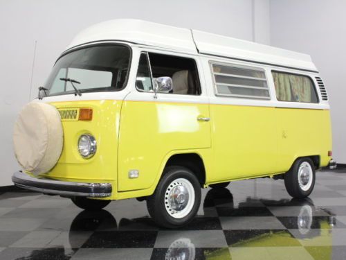 Very clean volkswagen bus, interior in great shape, 2 folding beds, nice!!