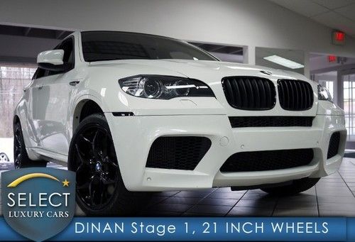 X6 m dinan stage 1 (618hp) dinan free flow exhausts - 21 inch oem wheels fast!