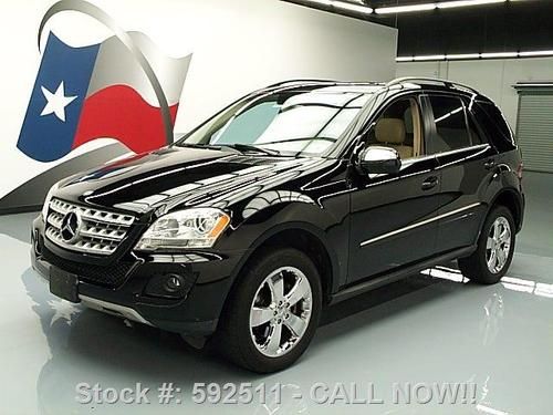 2010 mercedes-benz ml350 p1 sunroof nav rear cam 57k mi texas direct auto