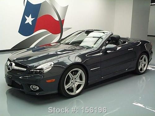 2009 mercedes-benz sl550 roadster p1 pano roof nav 28k texas direct auto