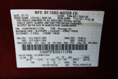 2014 Ford Taurus Limited, US $26,550.00, image 11