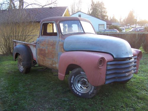 1950 chevrolet 5 window  pickup