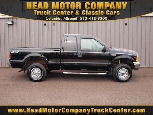 2001 ford f-250 extended cab 4x4 v10 gasoline black