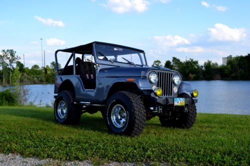 1971 kaiser jeep cj5 - full restoration - custom fab - all steel - 35&#034; tires