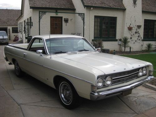 1968 ford fairlane 500, ranchero, pick-up, a/c automatic, hot-rod gt