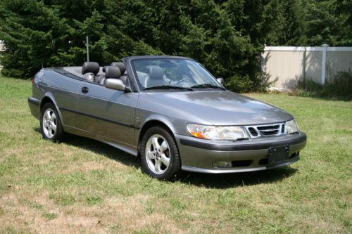 2001 saab 9-3 se 2 door convertible