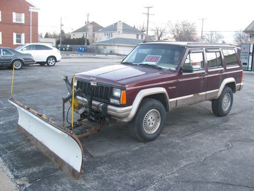 1993 jeep cherokee 4.0l meyer snow plow
