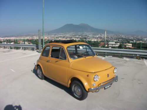 Excellent condition classic italian 1972 fiat 500, recently imported, ca title