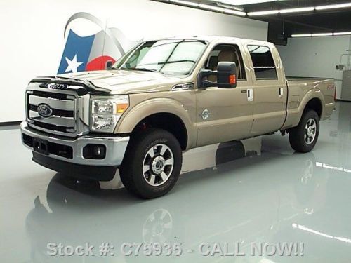 2012 ford f-250 lariat crew fx4 4x4 diesel nav rear cam texas direct auto