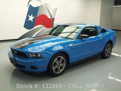 2010 ford mustang v6 premium 5-speed leather only 75k texas direct auto