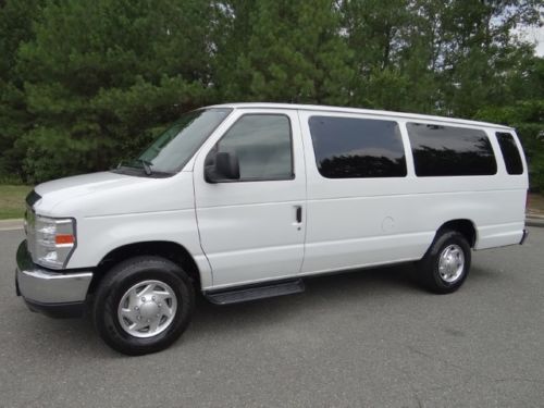 Ford : 2010 e350 xlt extended 14-passenger van shuttle seating loaded