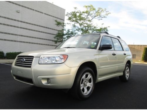 2007 subaru forester 2.5 x awd rare color super clean must see and drive