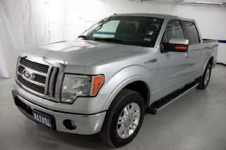 12 ford f150 4x2 crew cab lariat ecoboost, leather, rear camera, we finance!