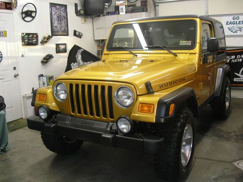 2003 jeep wrangler rubicon 4x4 hard top 2 door sport utility convertible euc