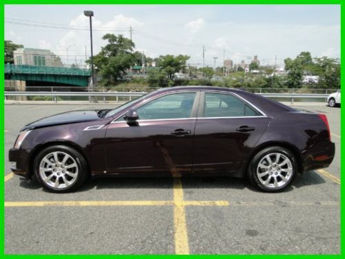 2009 cadillac cts 3.6l v6 automatic awd sedan onstar bose repairable rebuilder